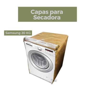 Imagem de Capa secadora samsung 20kg transparente flex - Capas Flex, BEGE