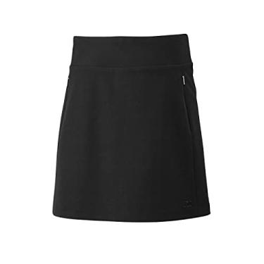 Imagem de Cutter & Buck Calcinha feminina com absorção de umidade 50+ FPS Pacific Pull-on com bolsos, Preto, GG