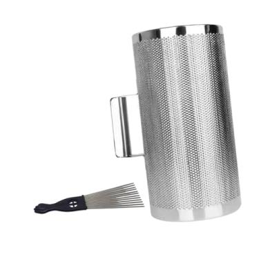 Imagem de YIJU Guiro instrumento de música latina, agitador de instrumentos musicais de metal com ferramenta de raspar, presentes de brinquedo para banda de, 6x12 Polegadas