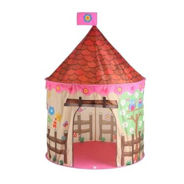 Imagem de Barraca Infantil Cabana Tenda Casinha Casa Toca Para Crianças De Brincar Castelo Dobrável Portátil
