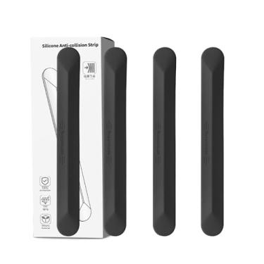 Imagem de muekzru Muekzu Silicone Car Door Edge Guard Trim Molding Crash Scratch Protector Scratch Guard para Carro, Sedans, Caminhão, Suv 4 Peças (Preto)