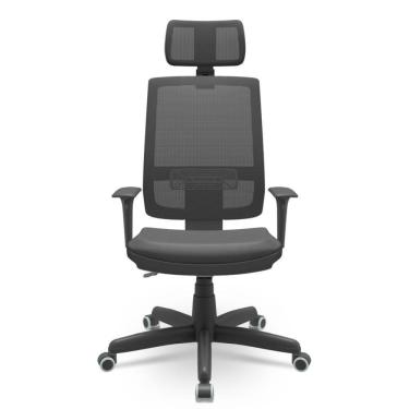 Imagem de Cadeira Brizza Presidente Tela Facto Dunas Grafite