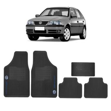 Imagem de Tapete Automotivo Carro Volkswagen Versátil Borracha 5 peças, GOL G3