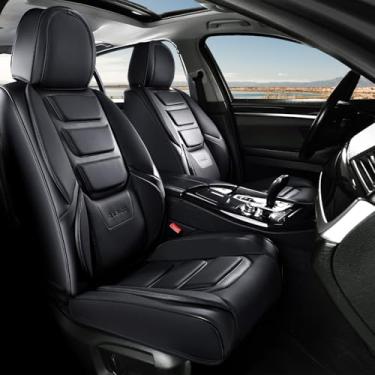Imagem de Coverado Capas de assento de carro, capas frontais para carros, capa de assento de carro, capa de assento automotiva, impermeável, almofada de assento de carro, capas internas universais protetoras de