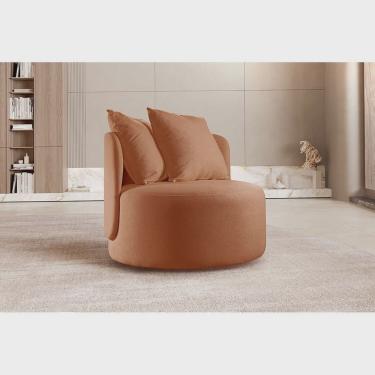 Imagem de Poltrona Redonda Orgânica Moon