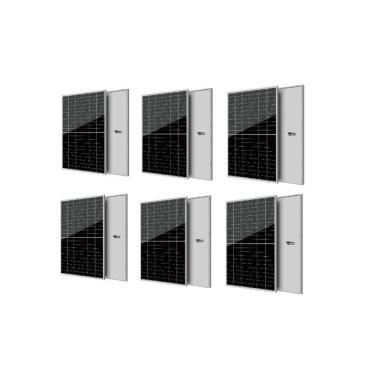 Imagem de Kit 6un Placa Solar Fotovoltaica Monocristalino 565Wp 132 Células Znshine ZXMR-UHLD132