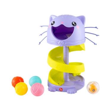Imagem de Brinquedo para Bebê Fisher-Price Gatinho Bolinhas - Rolando Mattel