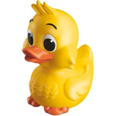 Imagem de Pato Patinho Grande 21cm Em Vinil Macio Animais Da Fazenda Infantil Co