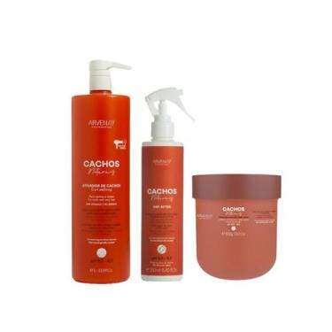 Imagem de Kit Arvensis Ondulados Ativador 1l Máscara 450g + Spray
