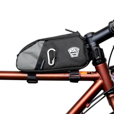 Imagem de GORIX Top Tube Bag Bicycle Smartphone [mosquetão à prova d'água incluído, tecido durável] Bolsa de quadro de design externo para bicicleta de estrada bolsa de bicicleta elegante Gravel (MU)
