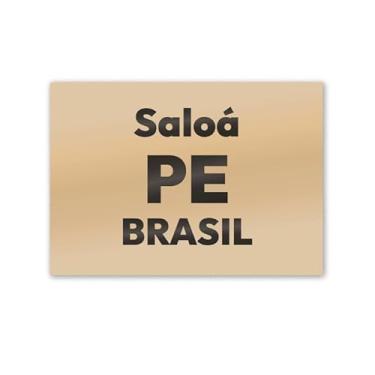 Imagem de Imã de Geladeira Saloá Pernambuco MDF 8x5 para Decorativo