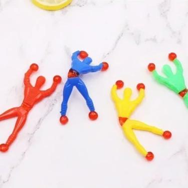 Imagem de kit 20 Boneco Ninja Gruda na Parede Colorido – Brinquedo Divertido Infantil, Escala a Parede, Antiestresse, 20 unidades - TYDA