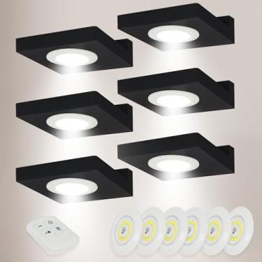 Imagem de Qupui Prateleiras flutuantes pequenas para parede, conjunto de 15 cm, organizador de parede de prateleira pequena, prateleira suspensa de madeira para sala de estar, quarto, banheiro, cozinha, planta