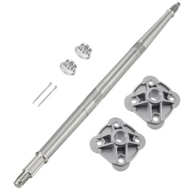 Imagem de M MATI Eixo traseiro e cubos de roda traseira para Polaris Trail Blazer 250 330 Trail Boss 330 2005-2013 Scrambler 500 4x4 2005-2012 5133967 5131777