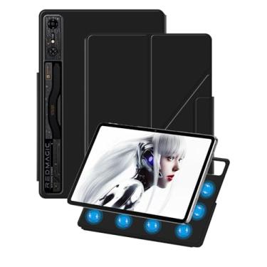 Imagem de Capa para tablet gamer RedMAGIC Nova de 10,9 polegadas, capa para tablet, capa magnética, resistente a quedas, antiarranhões, impressões digitais, capa protetora para RedMAGIC Nova (preto)