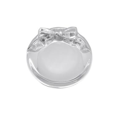 Imagem de MARIPOSA Prato redondo de arco | prata | BRILANTE | PRESENTES | PRATOS DE NOZES, DOCES E MOLHO | ALUMÍNIO SANDCAST RECICLADO | FEITO À MÃO NO MÉXICO