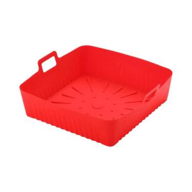 Imagem de Forros De Silicone Grandes De 9 Polegadas Para Air Fryer Cosori Ninja 