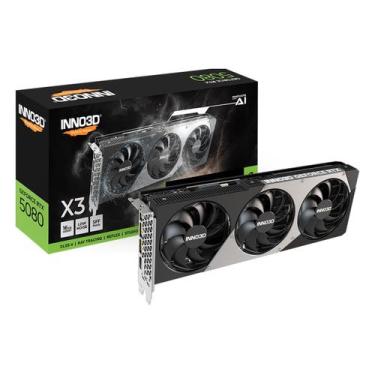 Imagem de Gpu Inno3d Geforce Rtx 5080 X3 16gb 256-bit Gddr7 N50803-16d7-176068n