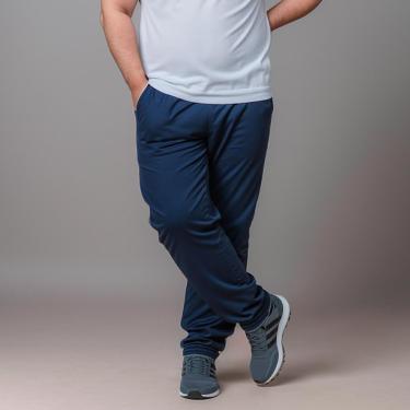 Imagem de Calça Jogger Masculina Plus Size Lisa com Elástico na Barra-Masculino