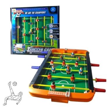 Imagem de Mini Jogo Futebol Infantil Crianças Mesa Brinquedo