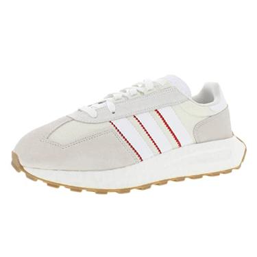Imagem de Tênis Adidas Retropy E5 unissex – Estilo de vida, atlético e tênis, Matiz branca/cinza órbita, 42 BR