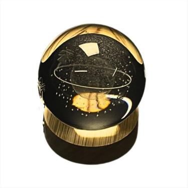 Imagem de Abajour Led Luminaria De Mesa Galaxy Lights Bola De Cristal