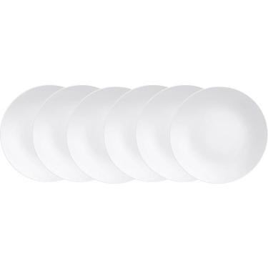 Imagem de Jogo De Pratos Rasos Tramontina Porcelana Leonora 25Cm 6 Pç