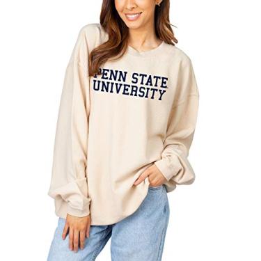 Imagem de chicka-d Moletom feminino NCAA com cordão