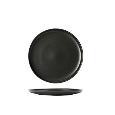 Imagem de Prato de serviço Pratos de jantar de porcelana pratos redondos multicoloridos prato de servir de cerâmica para salada de bife e macarrão restaurante festa família pratos de servir pratos (cor: B