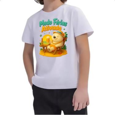 Imagem de Camiseta Infantil Urso Polar modo ferias ativado - Alearts, 16