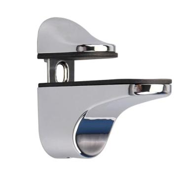 Imagem de Suporte de prateleira de vidro de liga de zinco ajustável de 3 a 20 mm