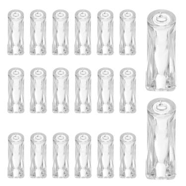 Imagem de Puxadores de corda cegos, 20 peças de plástico para janela, maçanetas para cortina, artesanato, cordão, borlas, decoração de janela, cordões romanos, transparentes