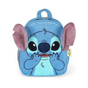 Imagem de Lancheira Escolar Luxcel Stitch Pelúcia Azul
