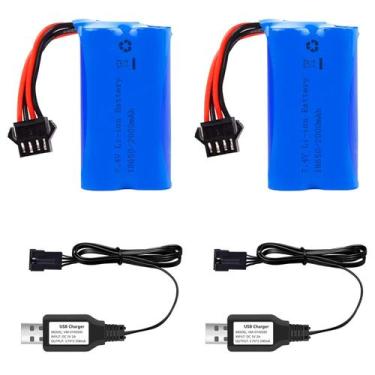 Imagem de Bateria VICMILE 7.4V 2000mAh SM-4P Plug para pistola de água
