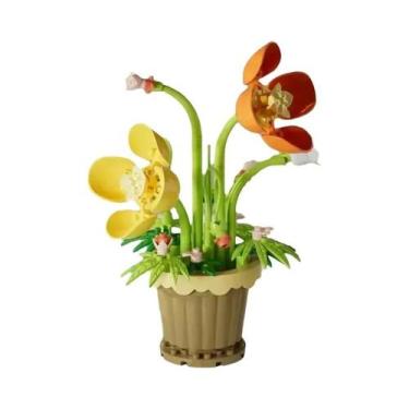 Imagem de Blocos de Construção DIY para Crianças - Flores Eternas para Montar - 