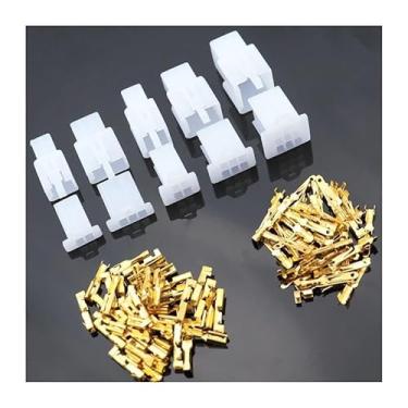 Imagem de VUBBJCRS 10 conjuntos/lote 2,8 mm 2/3/4/6/9 pinos conector de fio elétrico automotivo 2,8 macho fêmea cabo terminal kits motocicleta ebike carro (2 pinos 10 conjuntos)