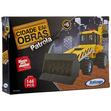 Imagem de Blocos de Montar Cidade Em Obras Patrola, Xalingo