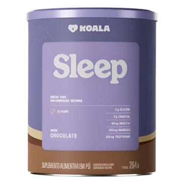 Imagem de Koala Sleep Suplemento Alimentar em Pó, Sabor Chocolate, 264g, 22 Doses, Com Glicina, Inositol, Magnésio e Triptofano