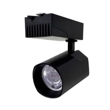 Imagem de Sport De Trilho Led Preto 3000K Branco Quente 20W Biv Galaxy