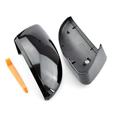Imagem de Capa de espelho de asa de carro, para VW, para Passat B7, para Scirocco, para Beetle CC, para Eos, para MK6 padrão de fibra de carbono capa de espelho retrovisor capas de espelho de porta (aparência