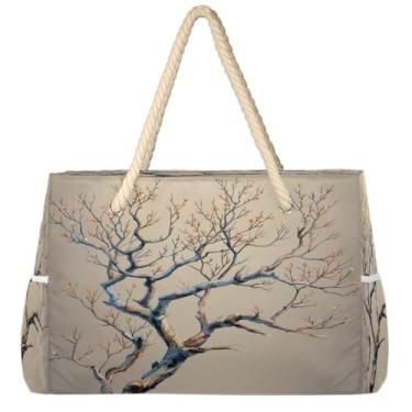 Imagem de hongjinglin Bolsa de praia grande, leve, dobrável, amor, autismo, colorida, bolsa de ombro para piscina, Cor 18, Large