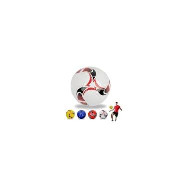 Imagem de Bola de Futebol Campo Tamanho Oficial, PVC Vinil, 22cm Diâmetro, 280g, Tamanho 5, Cores Sortidas