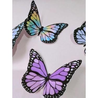 Imagem de Apliques borboletas - Arte em papéis 
