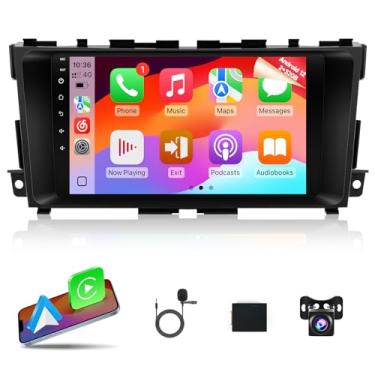 Imagem de Naifay Atualização de rádio automotivo Android 12 para Nissan Altima 2013-2018, tela sensível ao toque de 9 polegadas para Altima Stereo com carpaly/Android Auto/GPS/Bluetooth/FM/WiFi/SWC (não serve