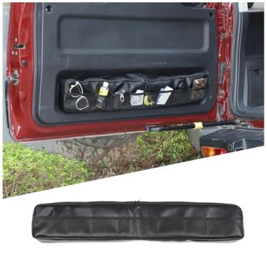 Imagem de Fgtagtal Organizador de porta-malas de carro compatível com Toyota FJ Cruiser 2007-2021, organizador de armazenamento de painel traseiro com vários compartimentos, tecido Oxford, bolsa de