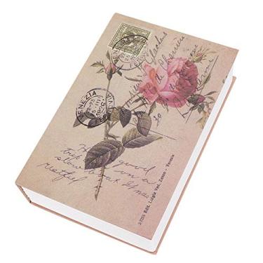 Imagem de HEEPDD Mini Cofre de Livro de Imitação, Armário, Estojo de Armazenamento Oculto para Dinheiro e Joias Mini Cofre de Livro de Imitação, Senha de Metal Necessidades Diárias Domésticas