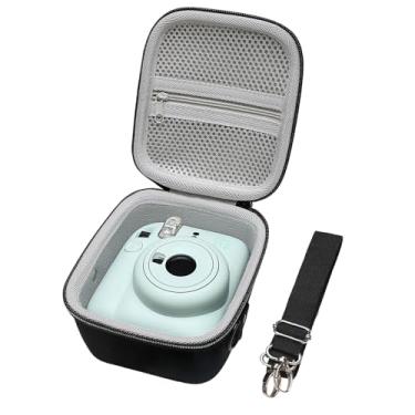 Imagem de XANAD Capa Cinza Para Câmera Instantânea Fujifilm Instax Mini 12/11 9 8 - Bolsa De Transporte Protetora Com Alça Ombro