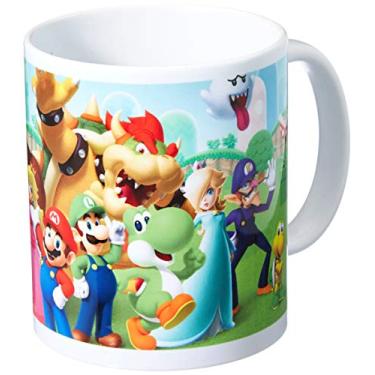 Imagem de Pyramid Caneca de cerâmica Super Mario Cogumelo Kingdom, porcelana, multicolorida