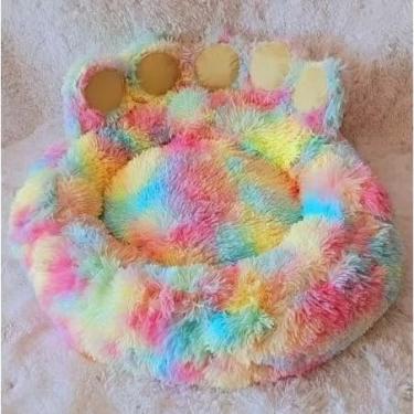 Imagem de Cama Pata Nuvem para Cachorro e Gato – Colchonete Antialérgico Confortável em Vários Tamanhos (TIE DAY,70CM MÉDIO)