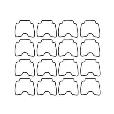 Imagem de Kit de reparo de carburador de borracha compatível com LTF250 LTF250F 2000-2001 LTZ250 2004-2009 LTF LTZ 250 F 250F (16 peças)